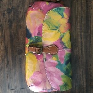Patricia Nash Watercolor Floral Clutch